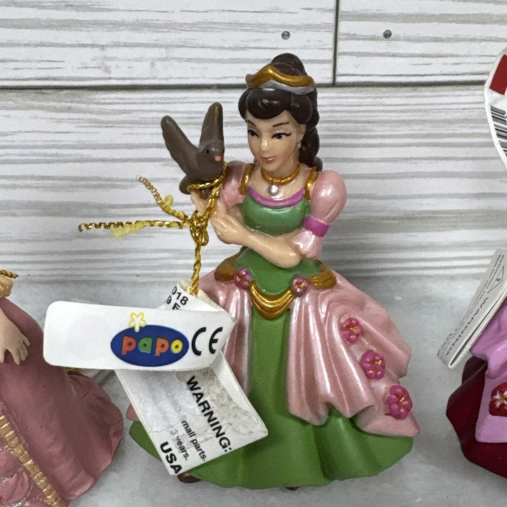 Papo Figurines Dancing Princess Lot of 3 PVC Cake Toppers